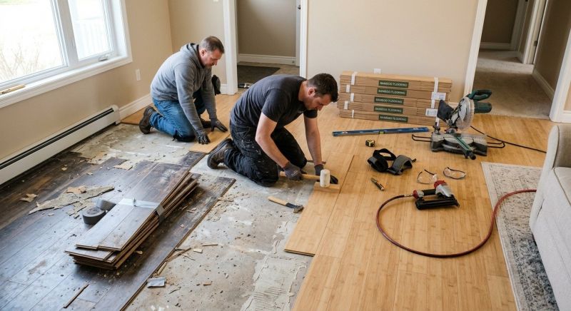 Bamboo Flooring Installation in Fauquier County, VA
