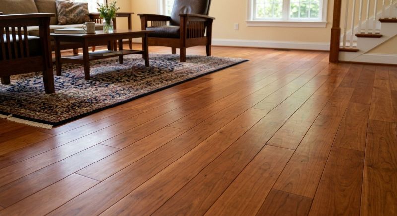 Cherry Floor Installation in Clifton, VA