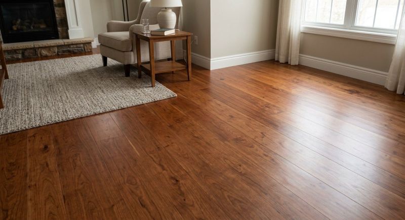Cherry Floor Installation in Marshall, VA