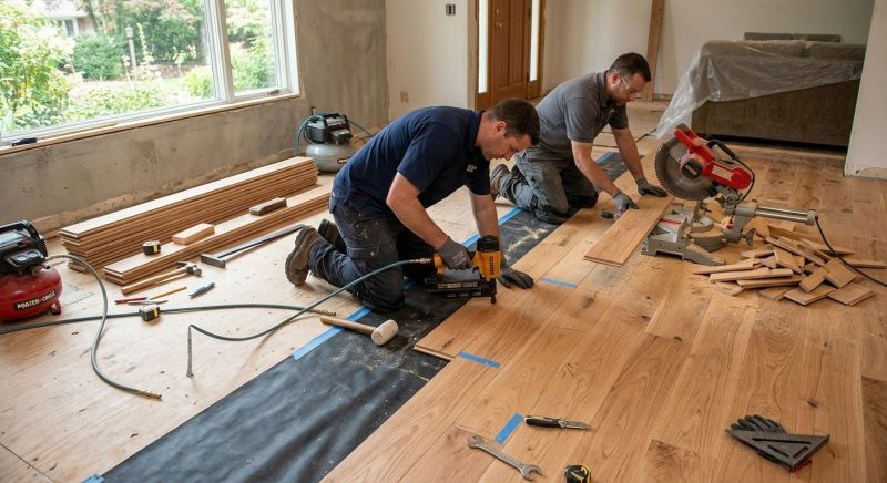 Hardwood Floor Installation in Triangle, VA