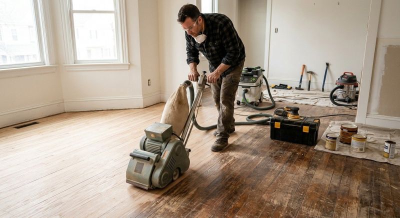 Hardwood Floor Renovation in Fauquier County, VA