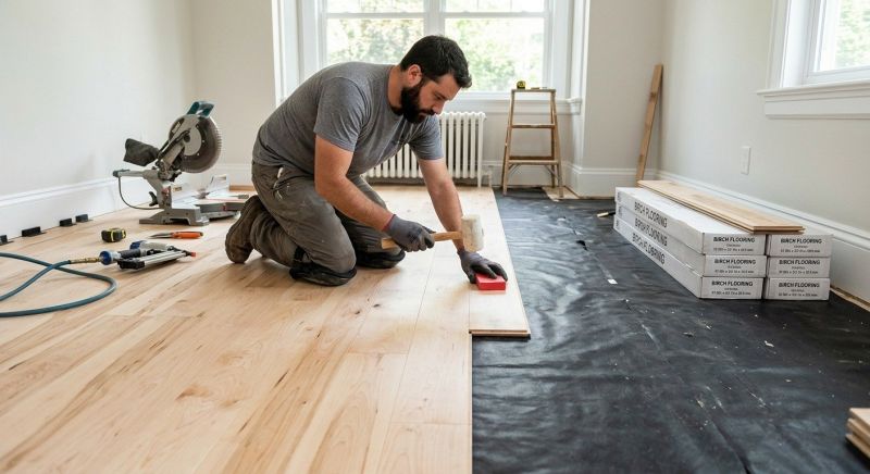 Maple Flooring Installation in Middleburg, VA