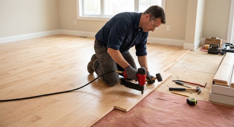 Maple Flooring Installation in Stafford, VA