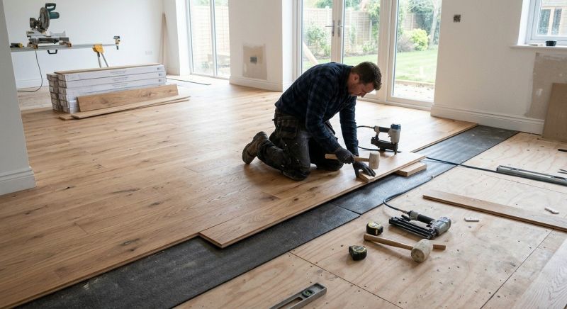 Oak Floor Installation in Brandy Station, VA