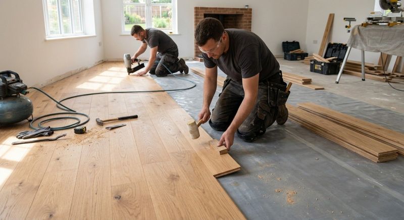 Oak Floor Installation in Catlett, VA