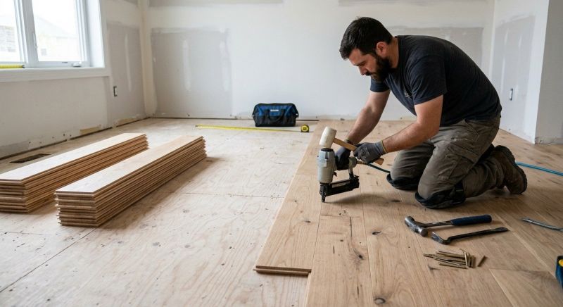 Oak Floor Installation in Centreville, VA
