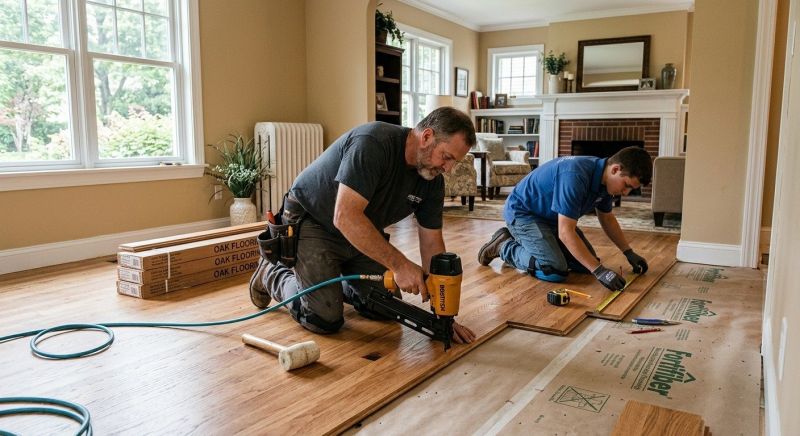Oak Floor Installation in Haymarket, VA