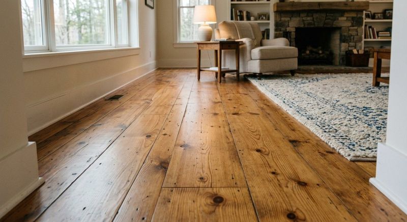 Pine Floor Installation in Fauquier County, VA