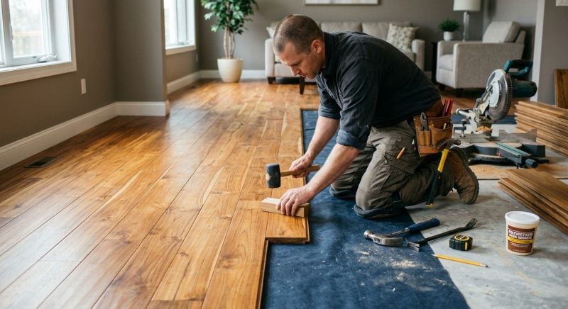 Teak Flooring Installation in Fauquier County, VA