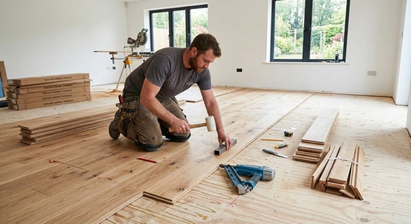Teak Flooring Installation in Fauquier County, VA