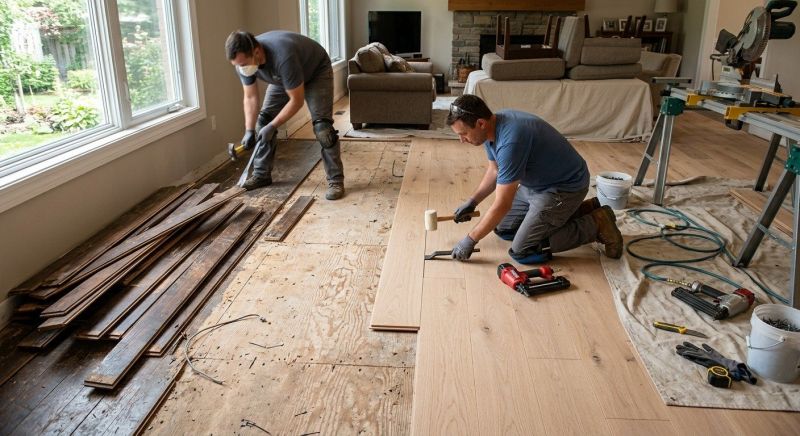 Wood Floor Replacement in Gainesville, VA