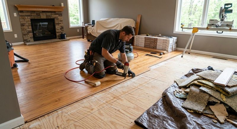 Wood Floor Replacement in Gainesville, VA