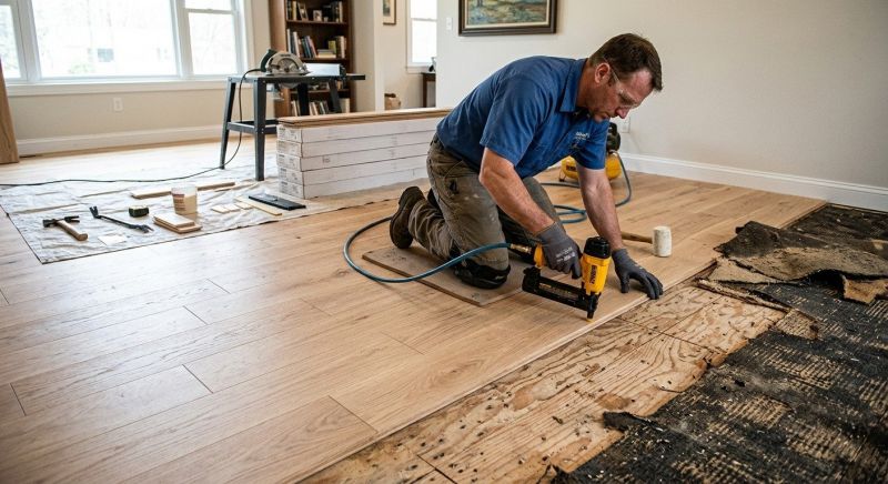 Wood Floor Replacement in Gainesville, VA