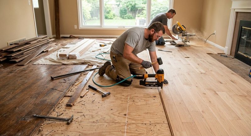 Wood Floor Replacement in Gainesville, VA