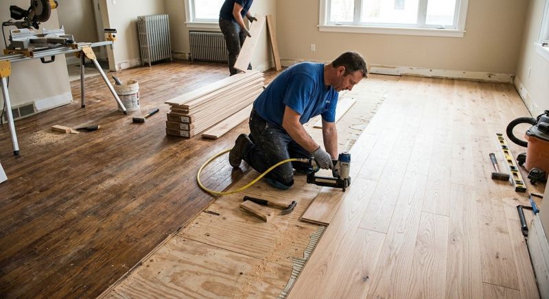Wood Floor Replacement in Fauquier County, VA